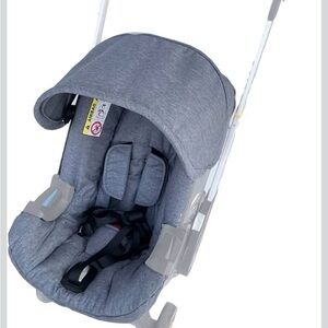 Gray Baby Stroller cushion